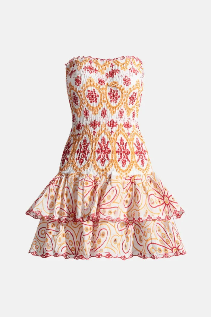 Vestido mini tubinho - Modelo Thiana