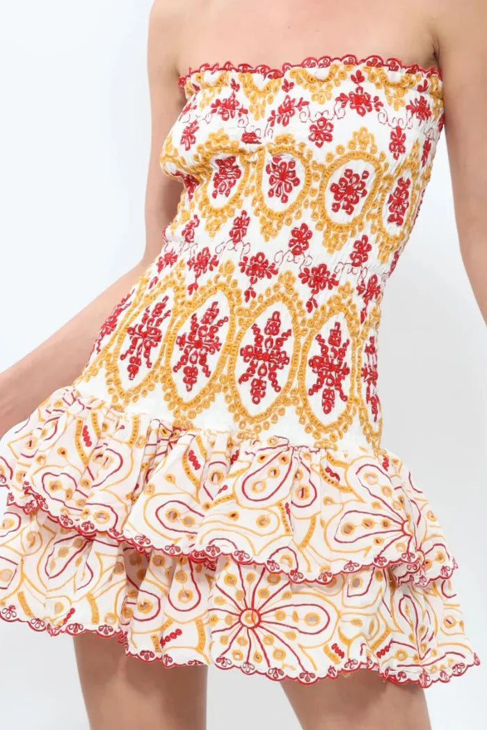 Vestido mini tubinho - Modelo Thiana